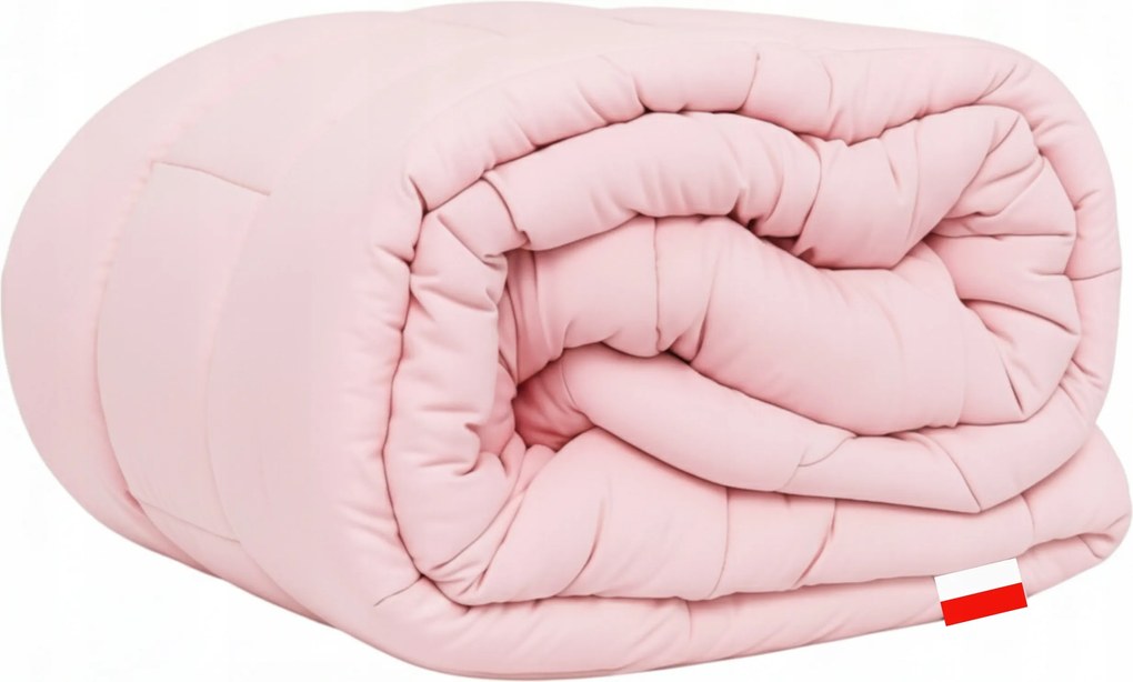 Báránygyapjú paplan 140x200cm Meleg Vastag Puha Báránygyapjú Rózsa