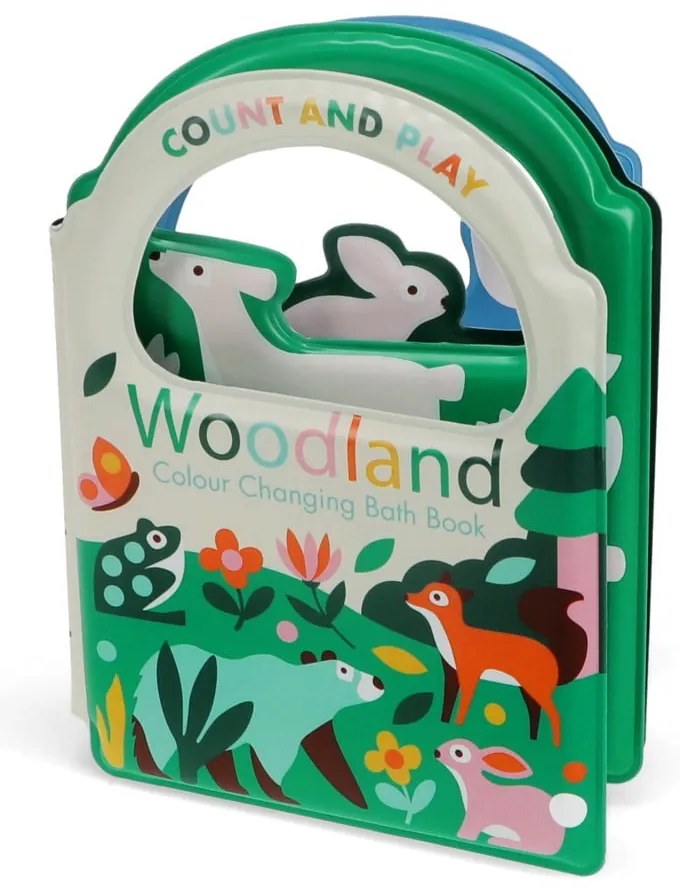 Interaktív játék Colour changing bath book Woodland – Rex London