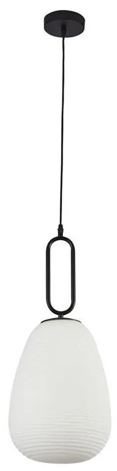 Searchlight 43581-1BK - Csillár zsinóron ELIXIR 1xE27/60W/230V fehér