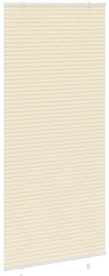 pliszírozott redőny krém 90x200 cm szövetszélesség 89,4 cm