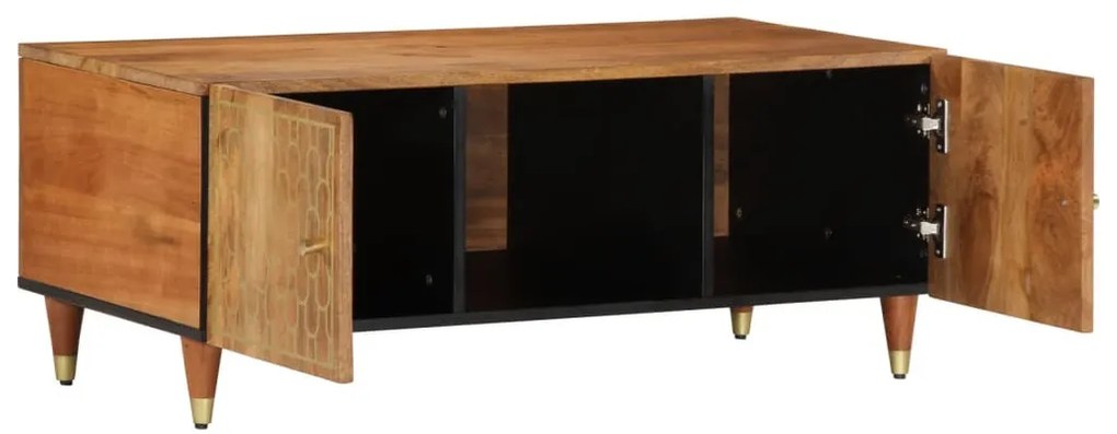Tömör mangófa dohányzóasztal 100 x 54 x 40 cm