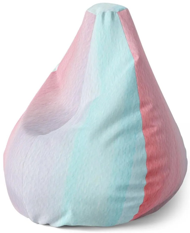 Pear babzsák vattacukor - gyerek, rózsaszín / türkiz