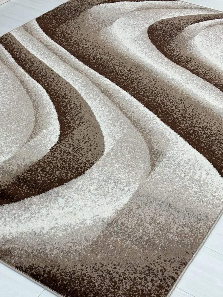 Nora 6031 bézs modern szőnyeg 160x230 cm