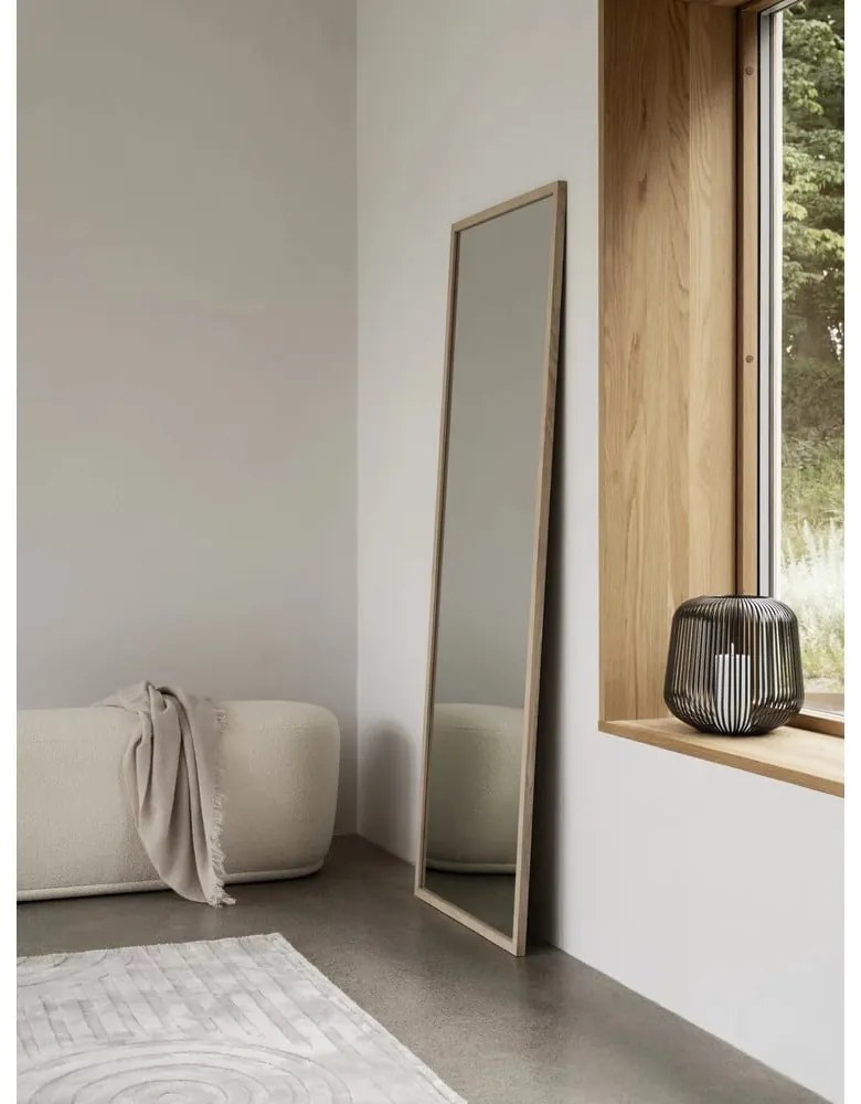 Fali tükör tömörfa kerettel 60x170 cm Miro – Blomus