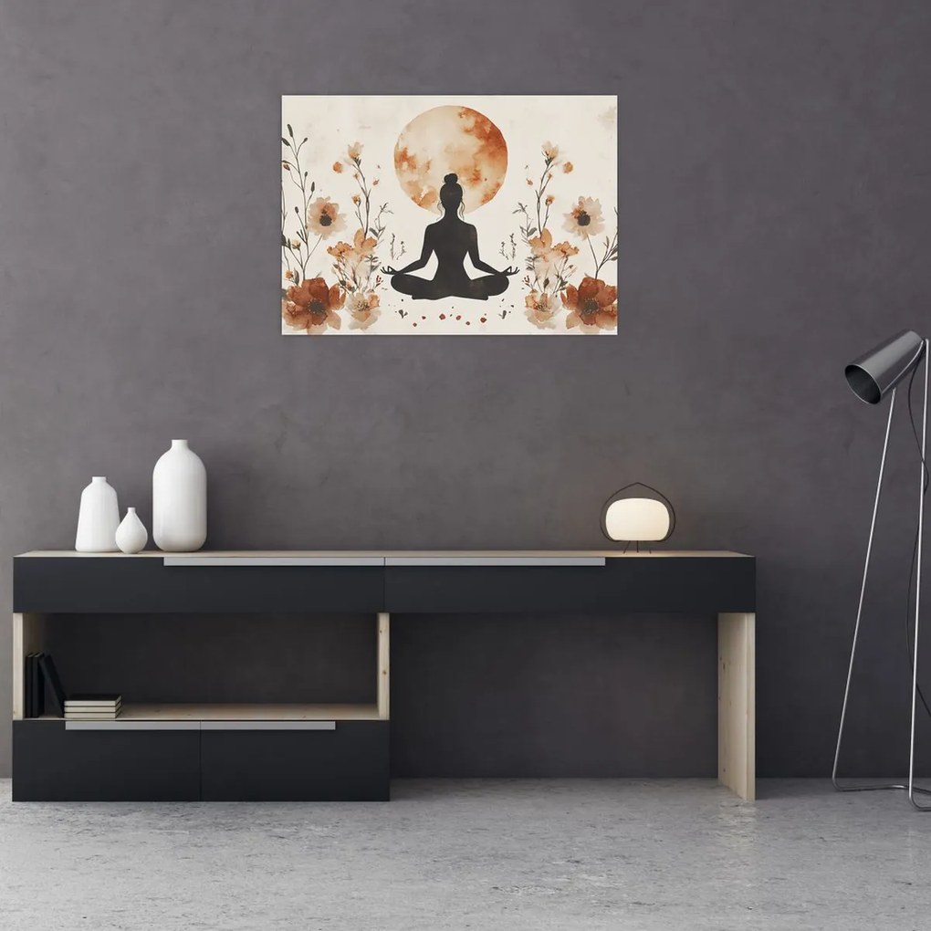 Kép - Narancssárga jóga (70x50 cm)