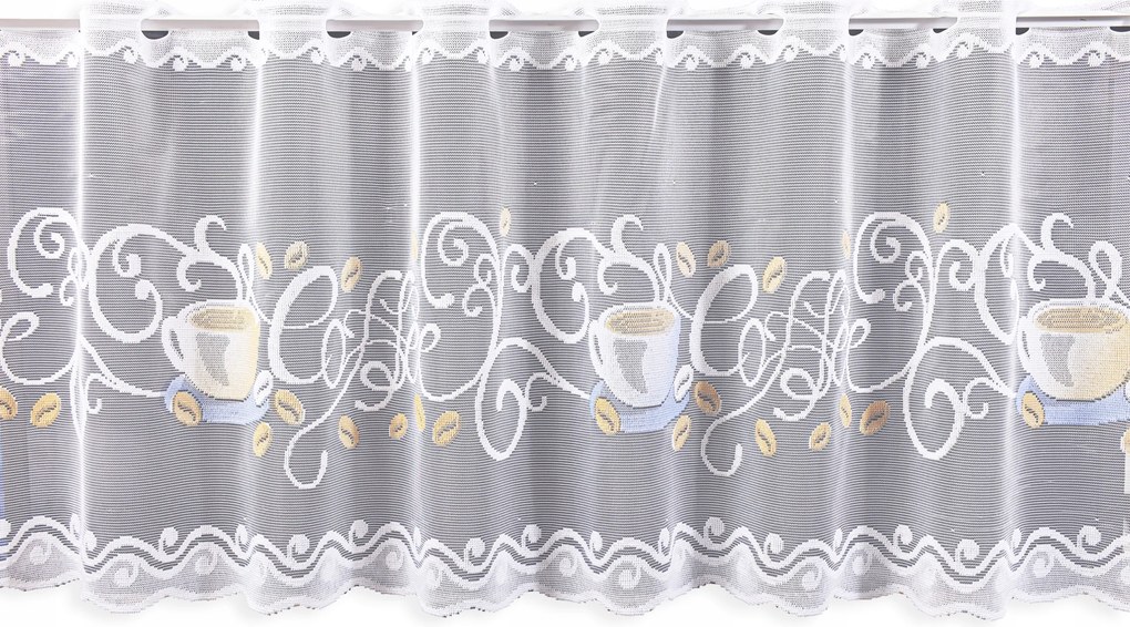 Zsakárd függöny, lambrekin, vitrázs függöny 40 cm