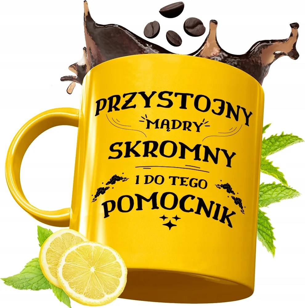 Prémium Arany Bögre Ajándék Segédnek Nyomtatott Fotóval