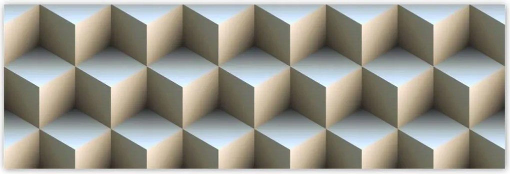 Poszterek 200x66 3D kockák