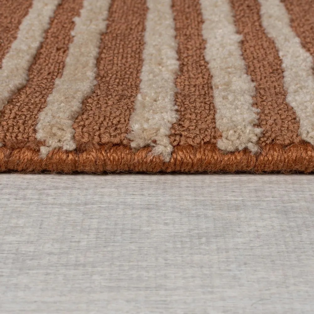 Terrakotta színű szőnyeg 160x230 cm Kylo – Flair Rugs