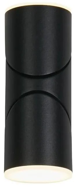 Searchlight 36180BK - SOHO LED kültéri fali lámpa 2xLED/6W/230V IP44