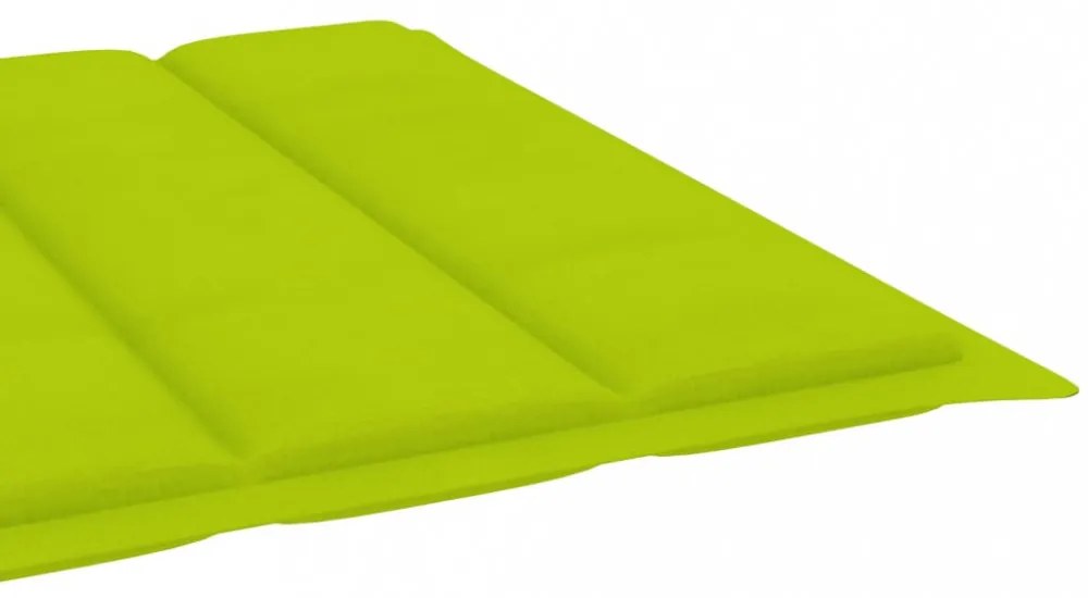 élénkzöld oxford szövet napozóágy párna 200 x 70 x 3 cm