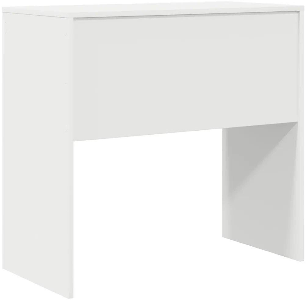 Íróasztal Fehér MDF 80 x 40 x 76 cm Egyszerű Íróasztal