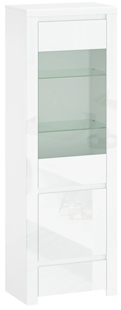 Vitrin Leona 1D1W1S (fényes fehér). 1053013