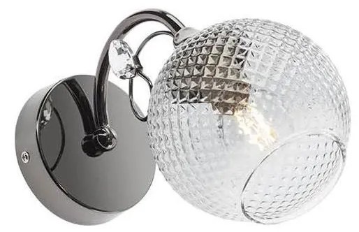 Redo 02-969 - Fali lámpa ASPERA 1xE14/28W/230V fekete