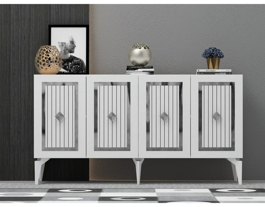 Nora White and Silver szekrény