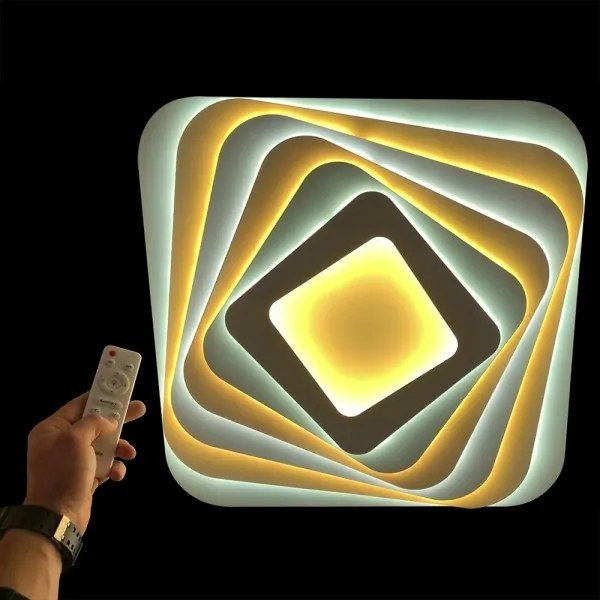 Ecolite WALP02- LED Dimmelhető mennyezeti lámpa MODERNA LED/210W/230V + távirányító