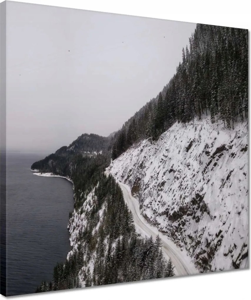 Vászonkép 40x40 Madártávlatból Kootenay-re