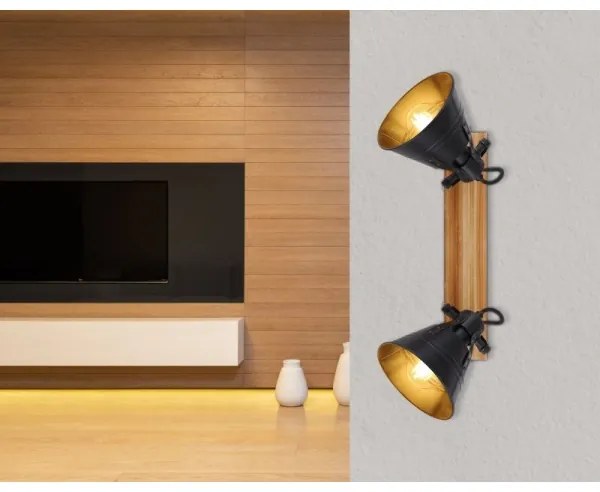 Globo 15466S-2 - Spotlámpa GÜNTHER 2xE27/60W/230V