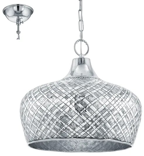 Eglo 49676 - Mennyezeti függesztékes lámpa SALTASH 1xE27/60W