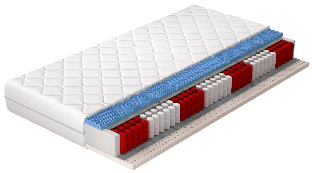Téskarugós matrac Aurora hypoallergenic 200x200 cm (T3). 1041692
