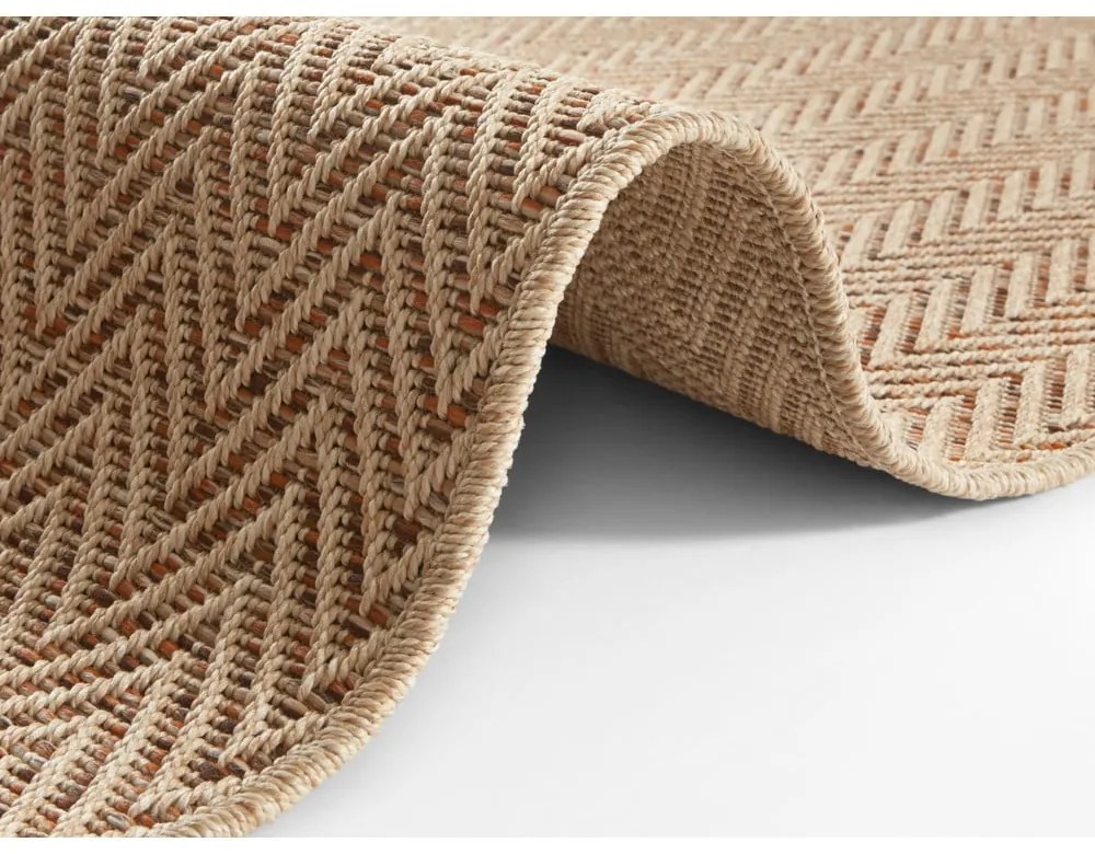Világosbarna kültéri-beltéri futószőnyeg 80x250 cm Nature – Hanse Home