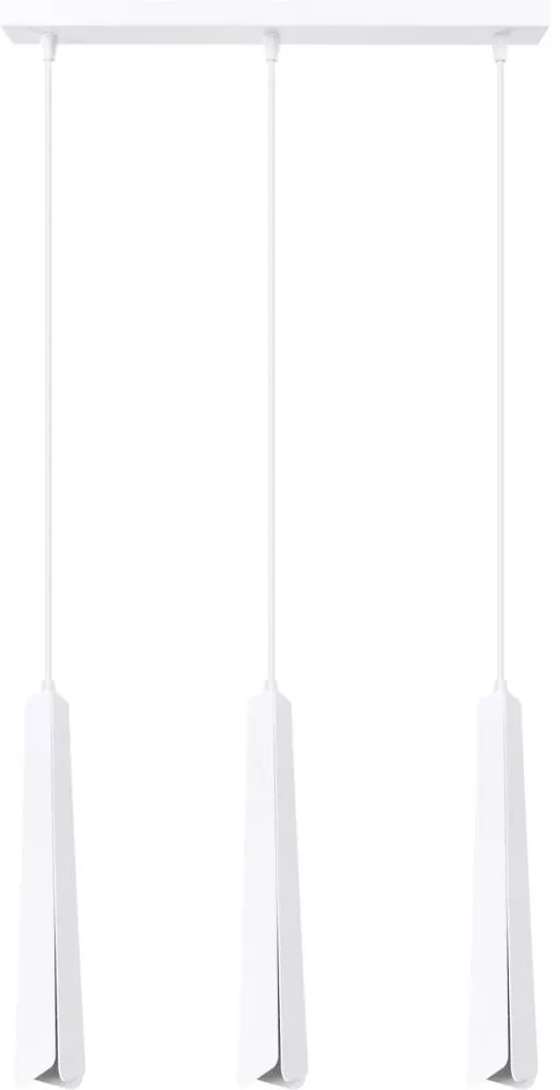 Sollux SL.1399 - Csillár zsinóron PRYSM 3xG9/8W/230V fehér