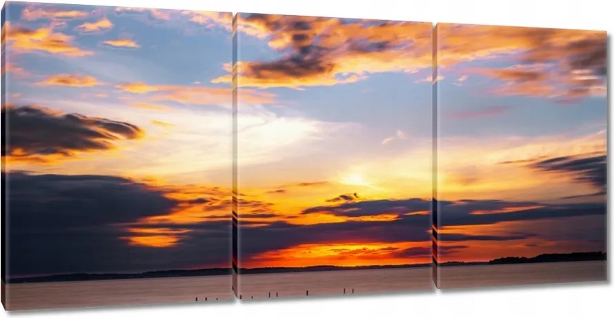 Vászonkép 210x100 Nyugati tó móló