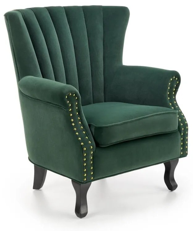 Fotel CLARUS sötétzöld