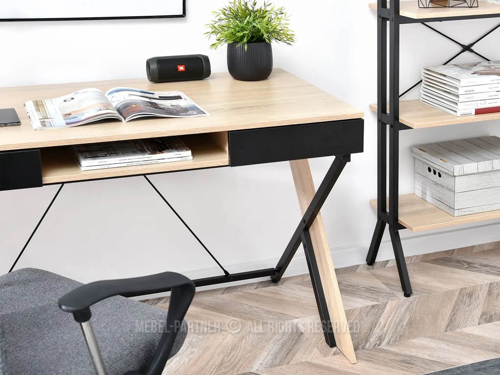 PC asztal Hilly (tölgy). Akció -14%. 1109764