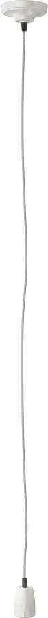 RENDL FABIO függesztő készlet fekete/fehér porcelán 230V LED E27 15W