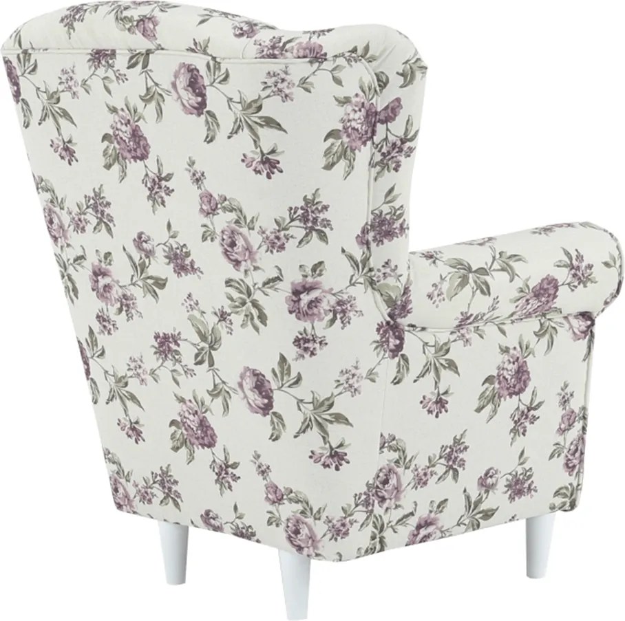 Füles fotel, szövet rose 18, CHARLOT