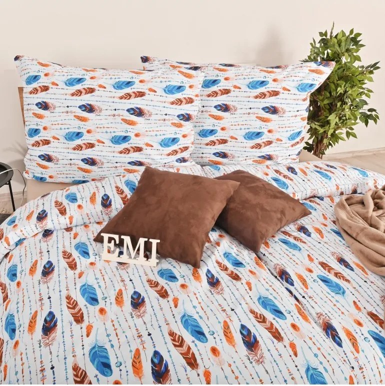 EMI Indiana pamut ágyneműhuzat, A standard egyszemélyes ágy szett tartalma: 1x 140x200 + 1x 70x90