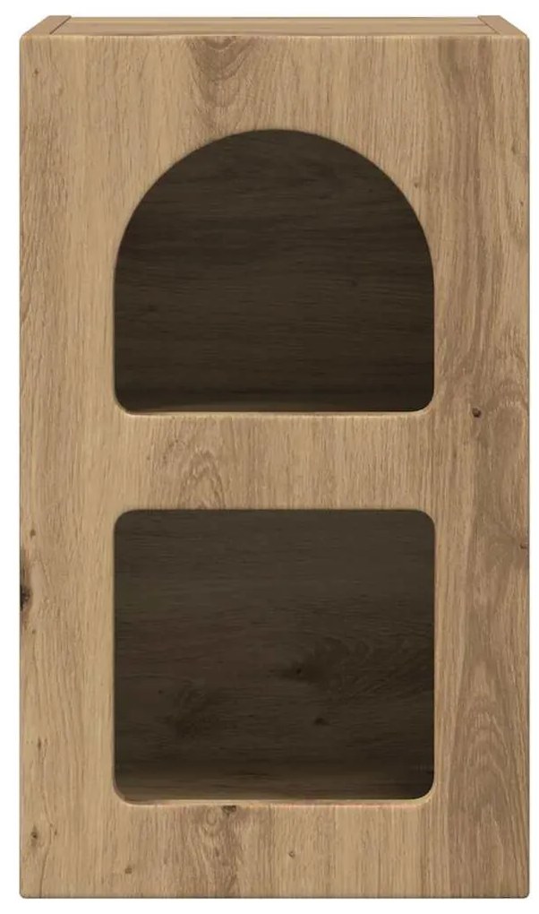 Éjjeli asztal 2 pcs Artisan tölgy 29.5 x 35 x 50 cm Faanyag