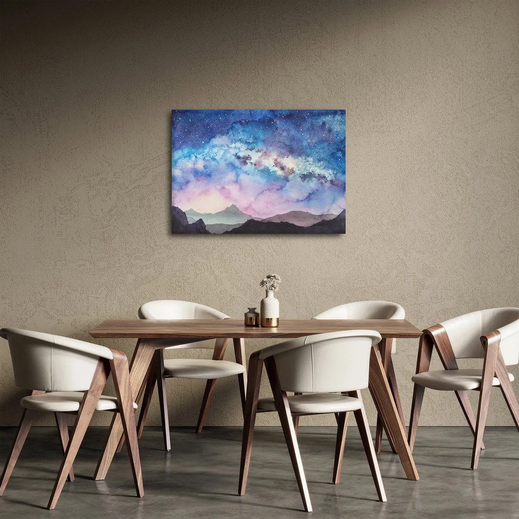 Kép - Milky Way, akvarell (70x50 cm)