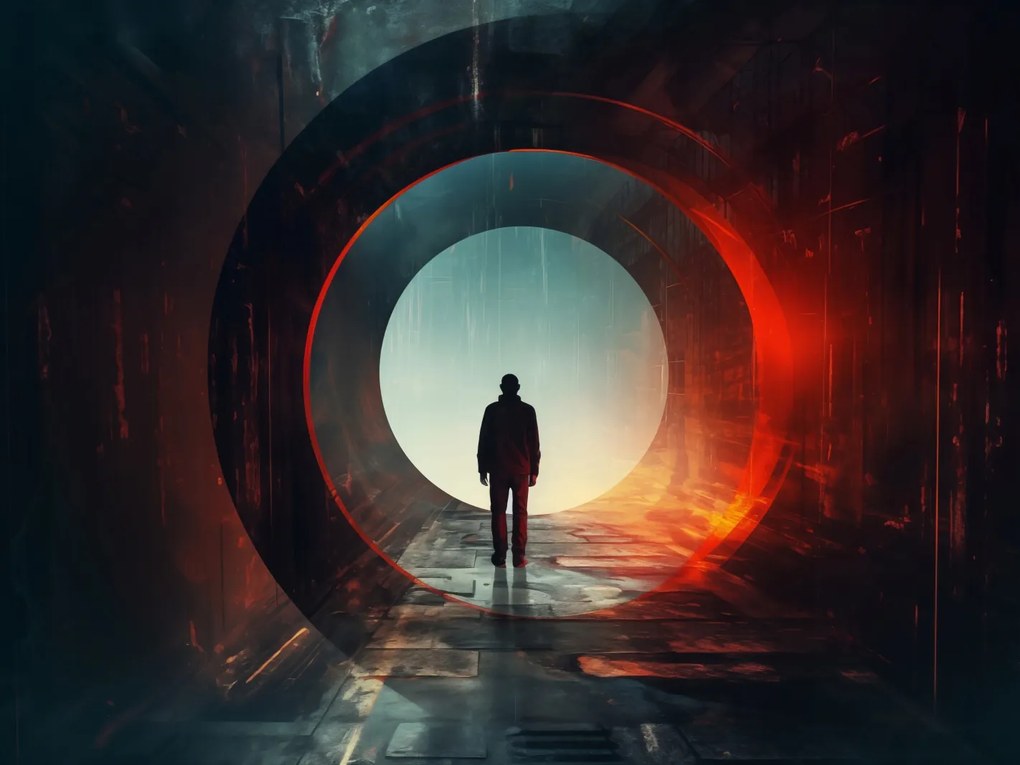 Poszter 80x60cm Portál a világba