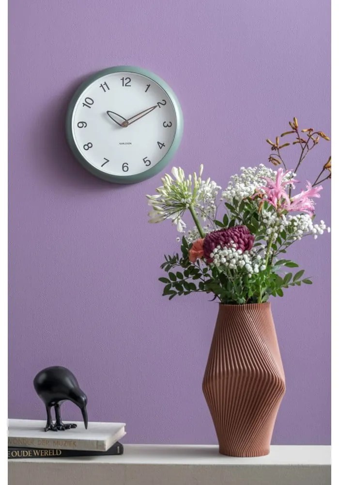 Barna poligyanta váza (magasság 30 cm) Twisted Rib – PT LIVING
