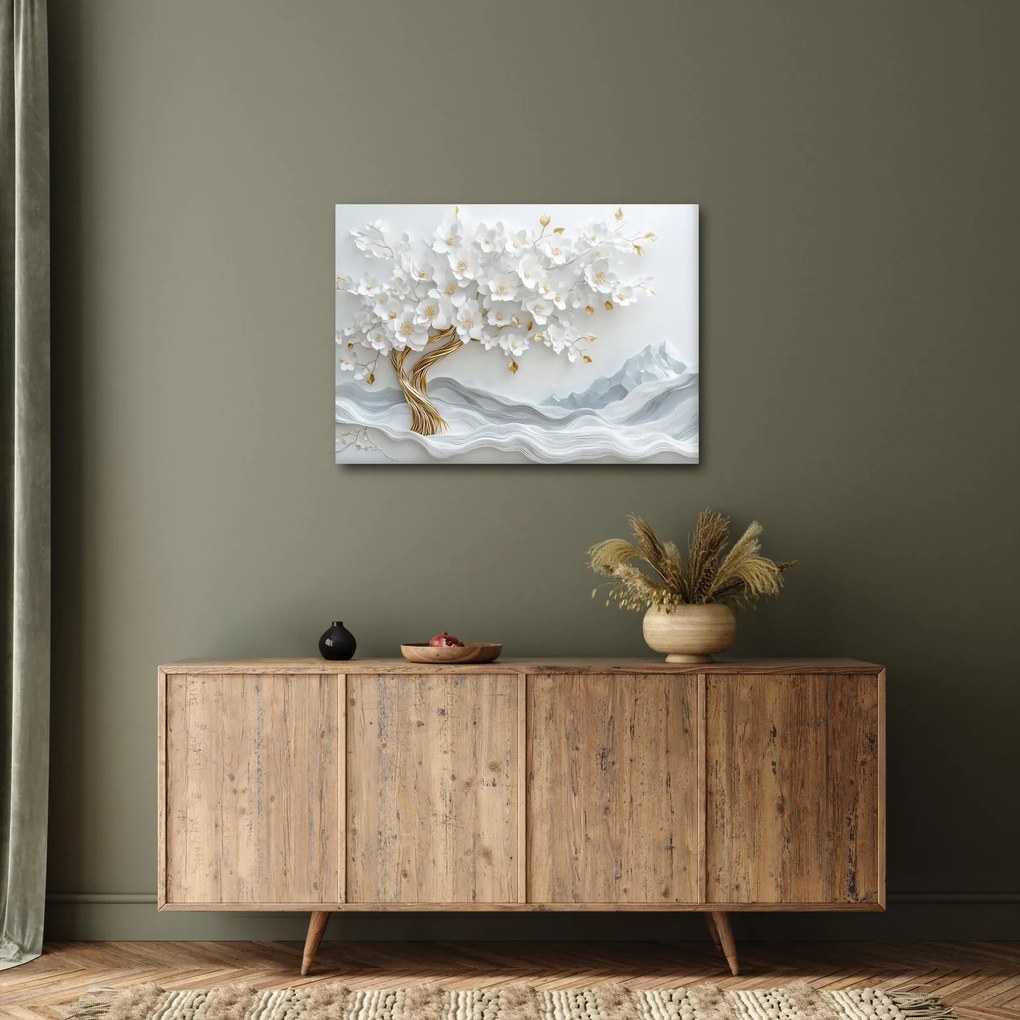 Kép – 3D elegáns életfa (70x50 cm)