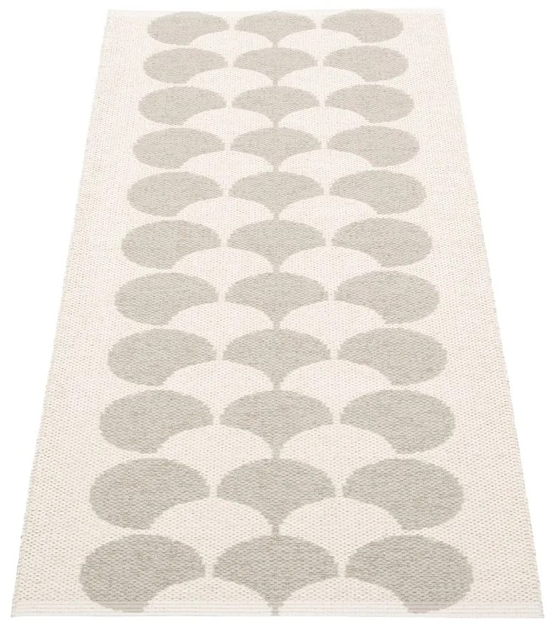 Krémszínű kültéri-beltéri futószőnyeg 70x150 cm Poppy Linen – Pappelina