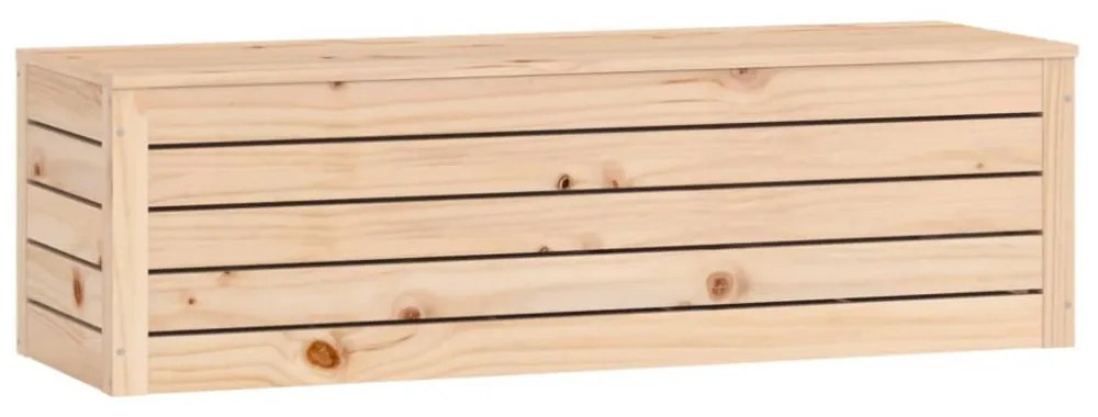 tömör fenyőfa tárolóláda 109 x 36,5 x 33 cm