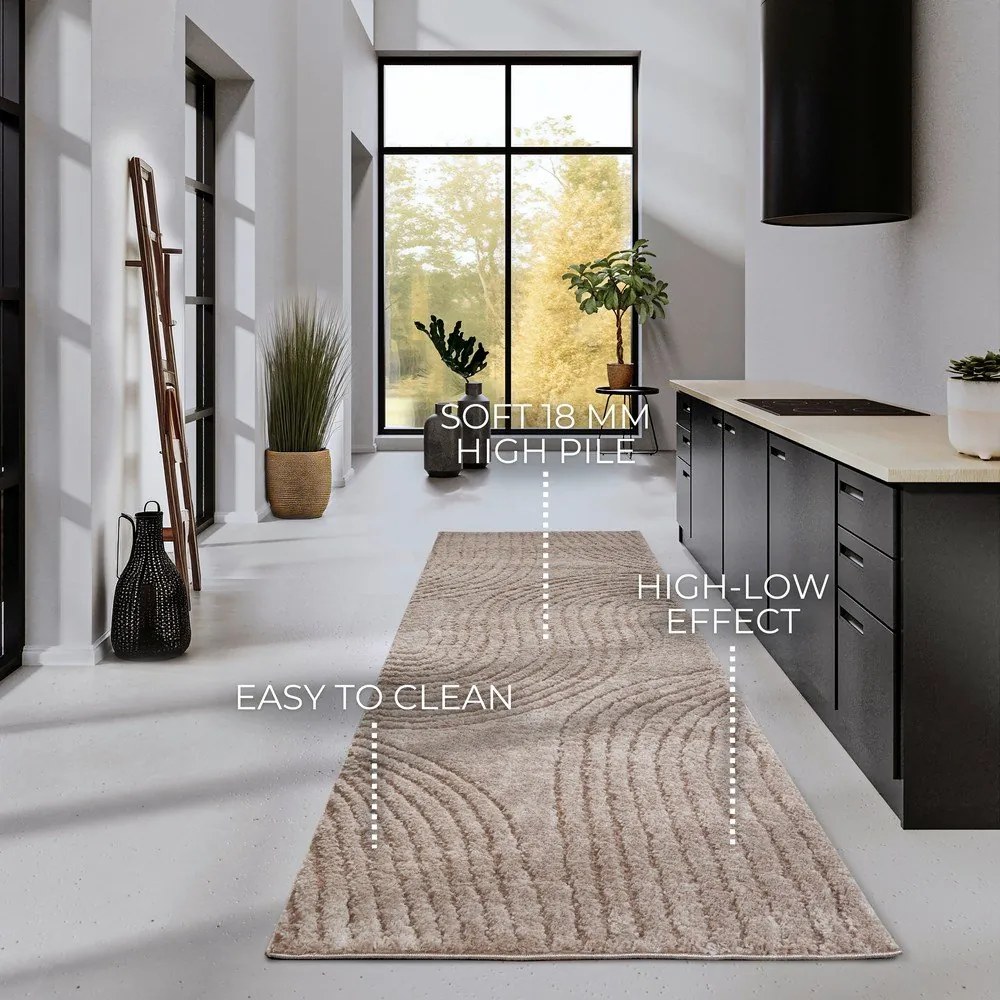 Bézs futószőnyeg 80x240 cm Pigment Beige – Elle Decoration
