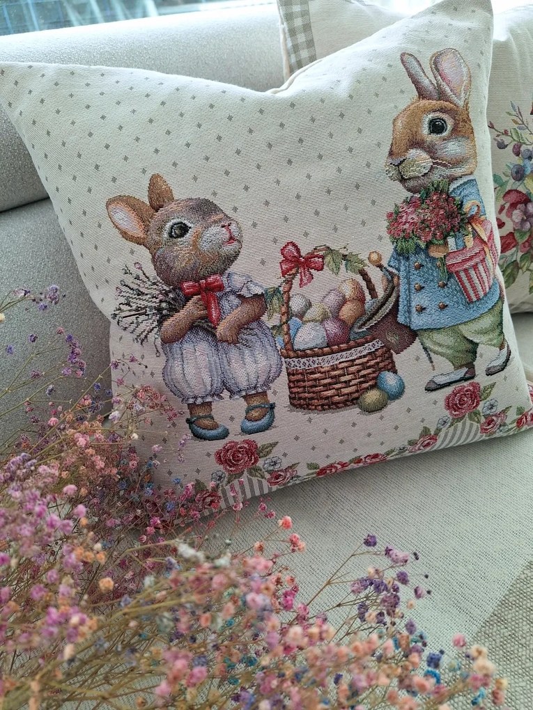 Húsvéti párnahuzat 1292LI nyuszikkal