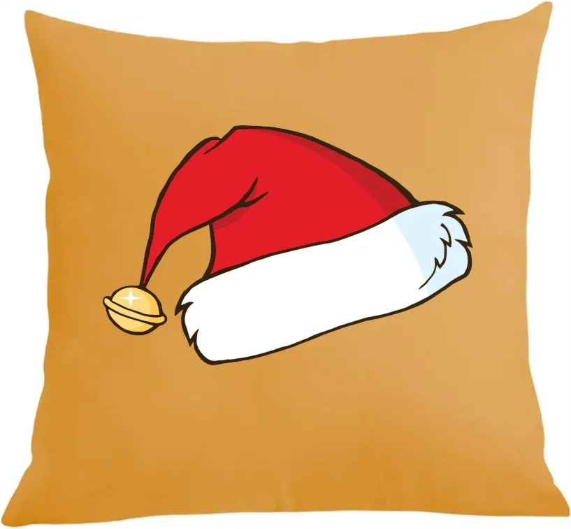 Párna+párnahuzat Karácsony Mikulás sapka Ajándék