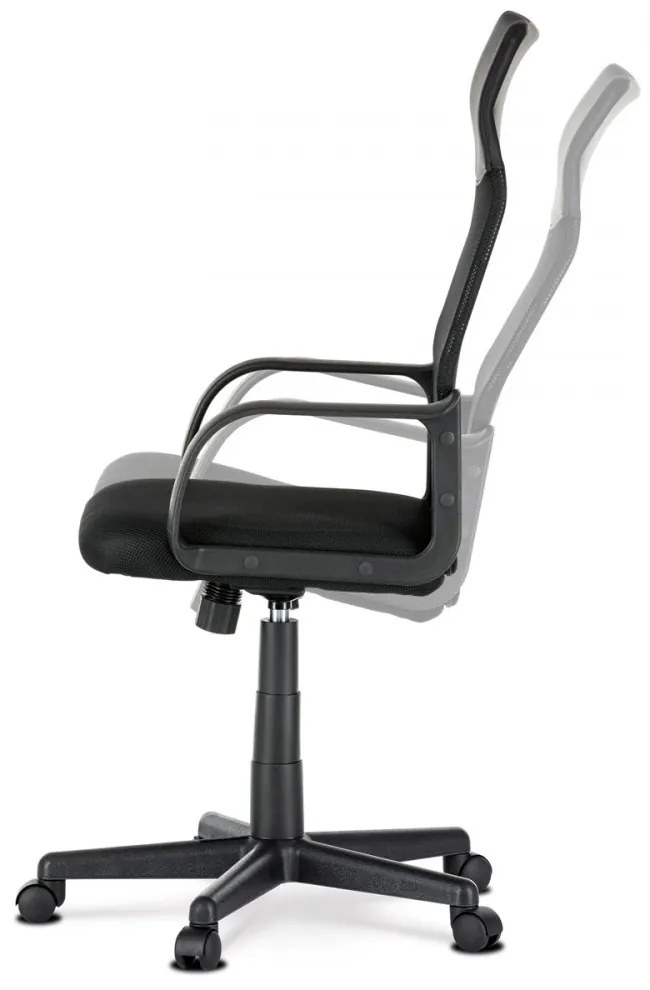 Scaun pivotant de birou cu mecanism de pivotare, negru Ka-L601
