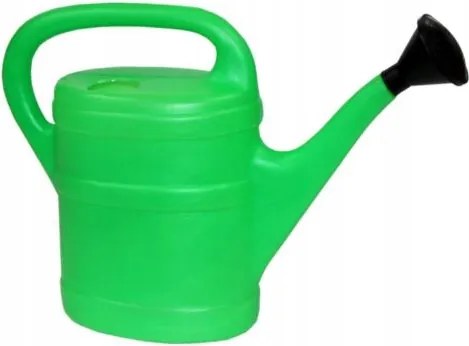 2,5L-ES Kerti Locsolókanna Öntözőszűrővel Műanyag Zöld Virágos