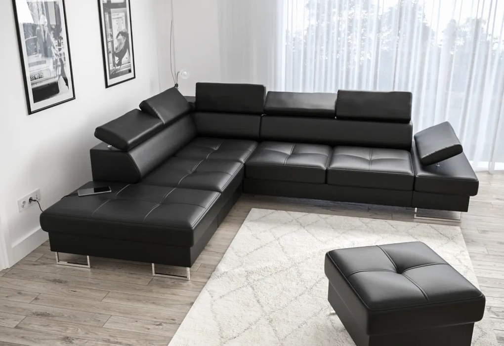 GALAX sarok ülőgarnitúra, 276x95x225, gemma 60, jobb