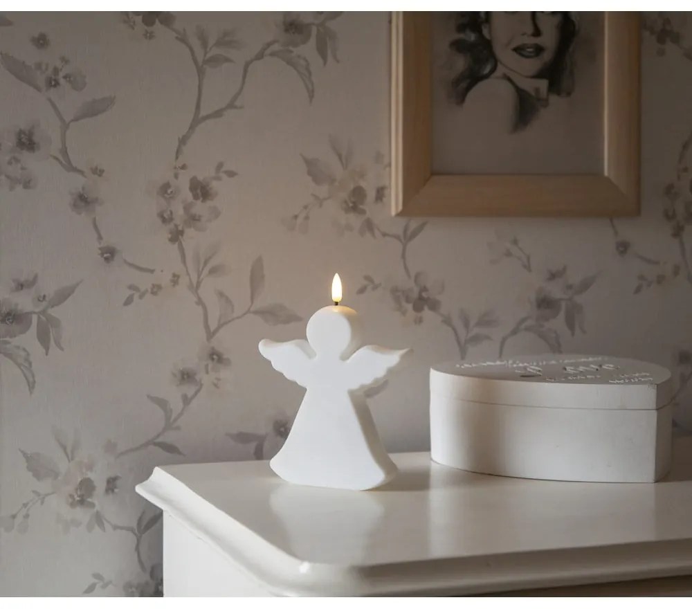 Kültéri LED gyertya (magasság 18 cm) Flamme Angel – Star Trading