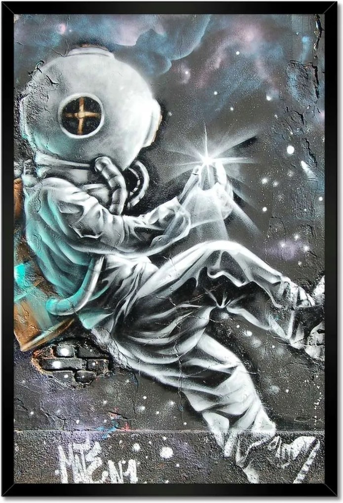 Poszterek keretben 40x60 Graffiti Utcaművészet