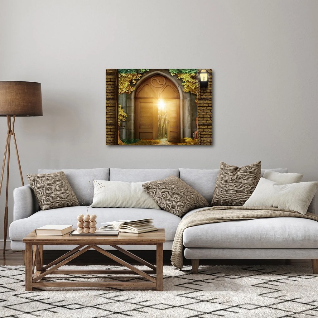 Kép - A kapu az erdőben (70x50 cm)