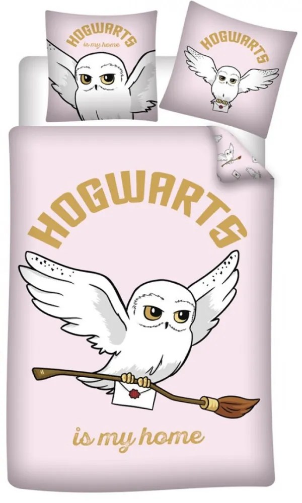 Harry Potter Hedvig ágyneműhuzat 140×200cm, 63×63 cm microfibre