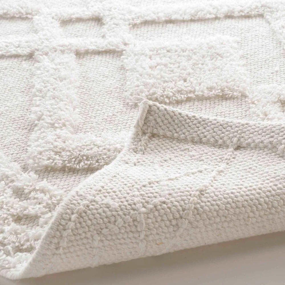 Fehér fürdőszobai kilépő 50x80 cm Gladis – douceur d'intérieur